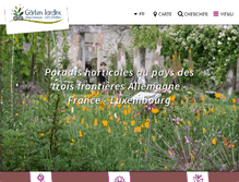 Tablet Screenshot of jardins-sans-limites.com